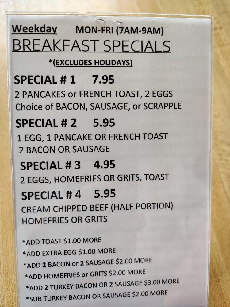 Route 352 Diner Menu image 1