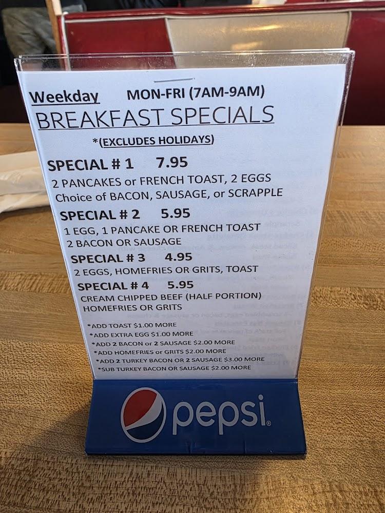 Route 352 Diner Menu image 3